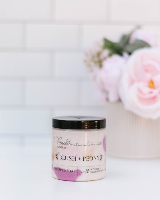 Blush + Peony Whipped Soap