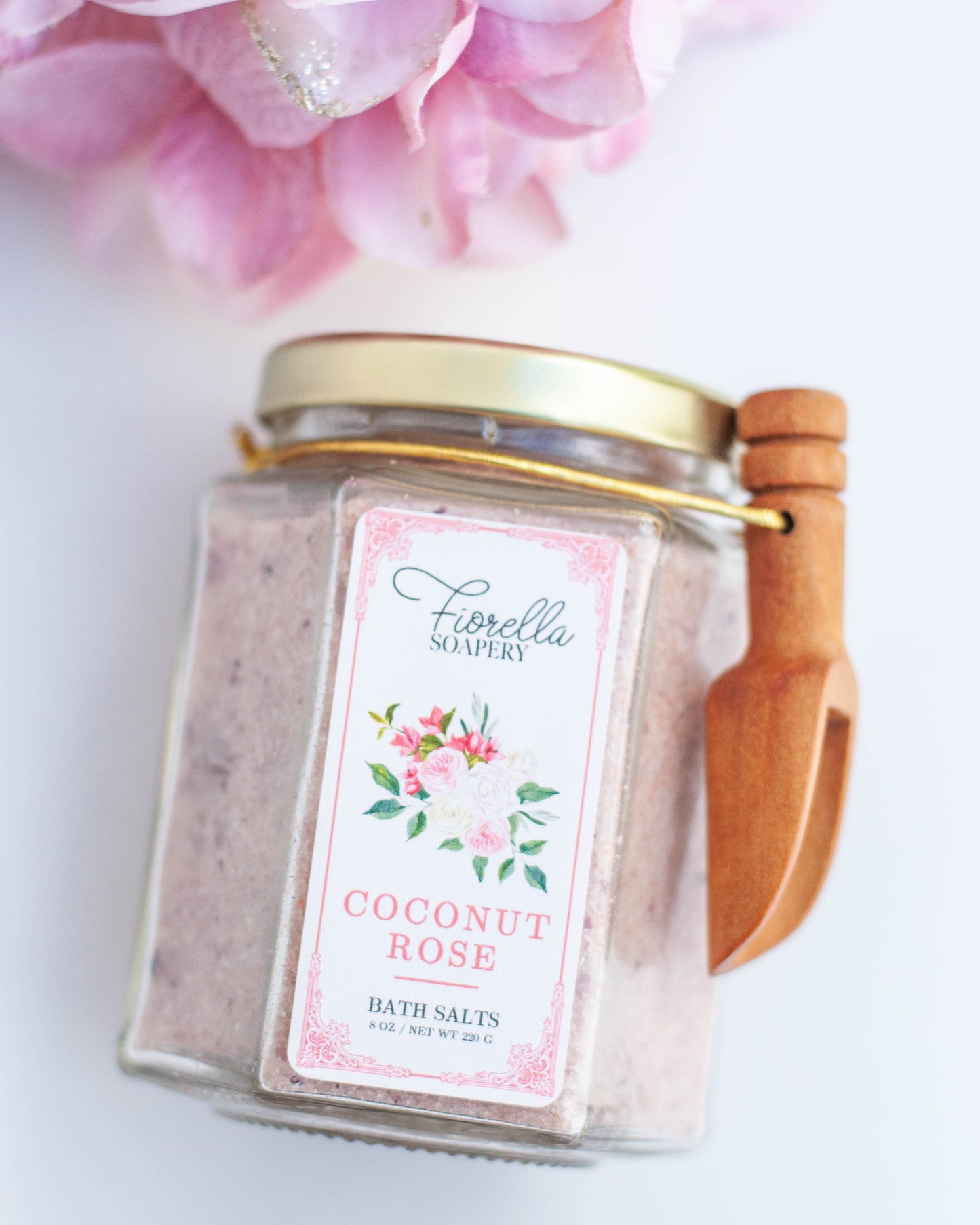 Coconut Rose Bath Salts