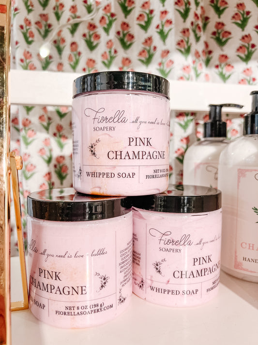 Pink Champagne Whipped Soap