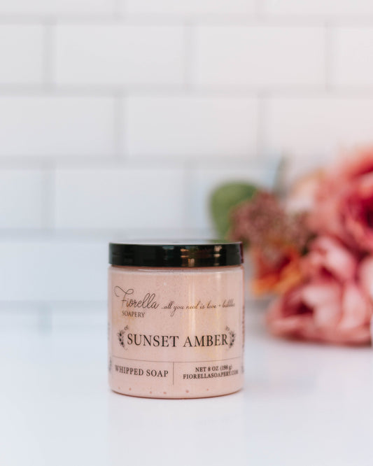 Sunset Amber Whipped Soap