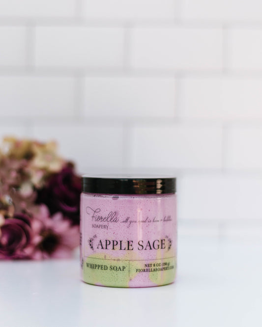 Apple Sage Whipped Soap