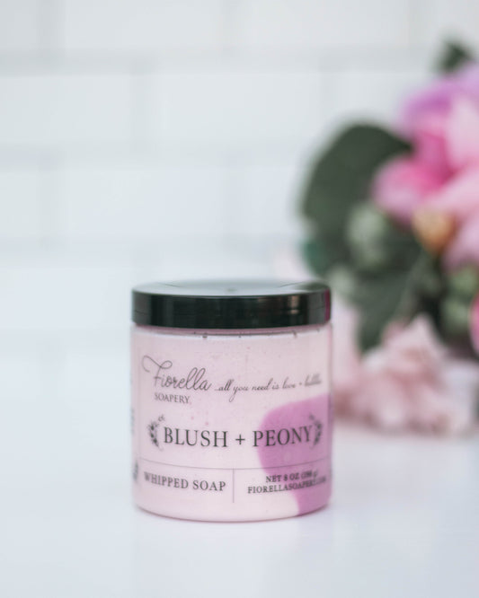 Blush + Peony Whipped Soap