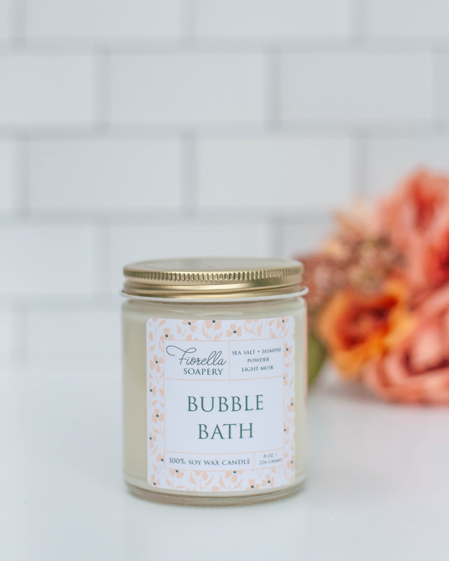 Bubble Bath Candle
