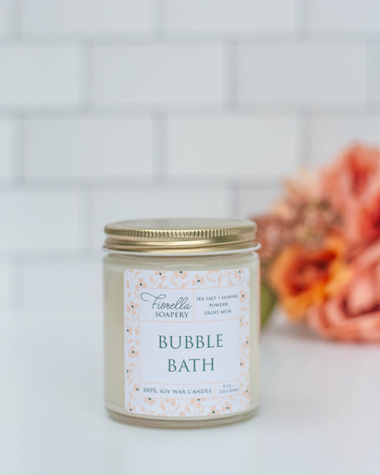 Bubble Bath Candle