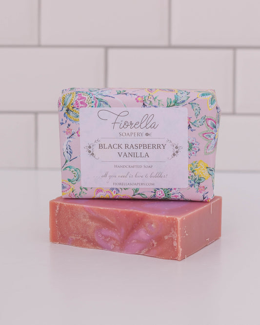 Black Raspberry Vanilla Bar Soap