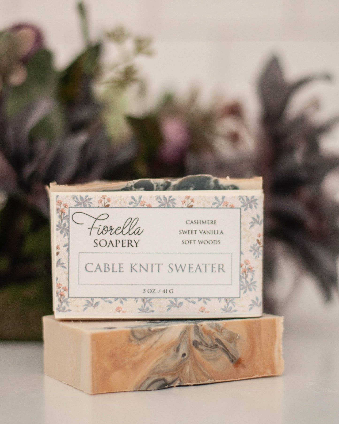 Cable Knit Sweater Bar Soap